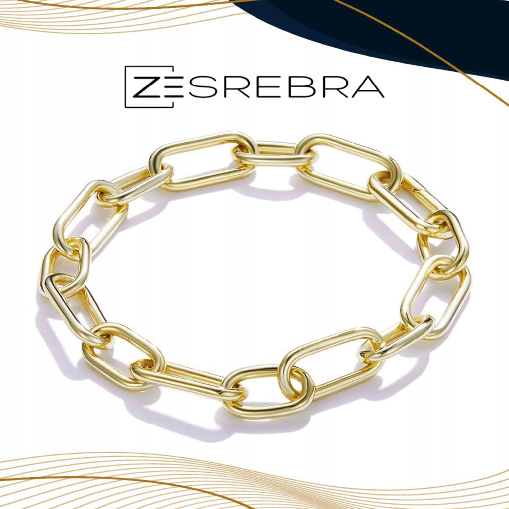 Women'S Bracelet 925 Ankier Thick Fashionable -Plated Chain