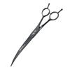 8.0 Black Pet Beauty Scissors Set, Flat Scissors, Curved Scissors, Tooth Scissors, Thin Scissors, Multi-Color 2 Teeth, 4 Fixed Logos.