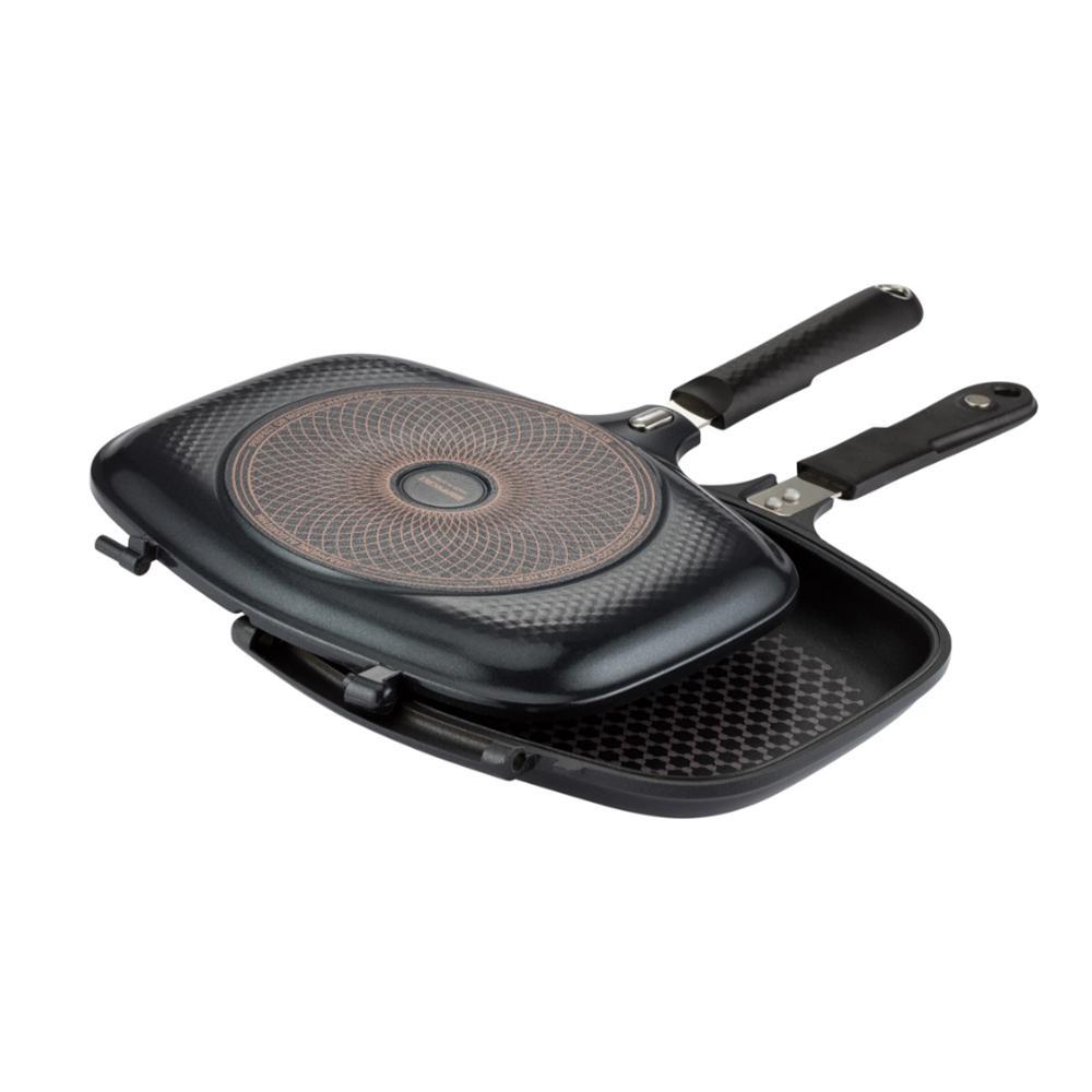 Double Sided Pan Big Size Pressure Jumbo Red Frying Pan Happycall Details about / DHL//Free