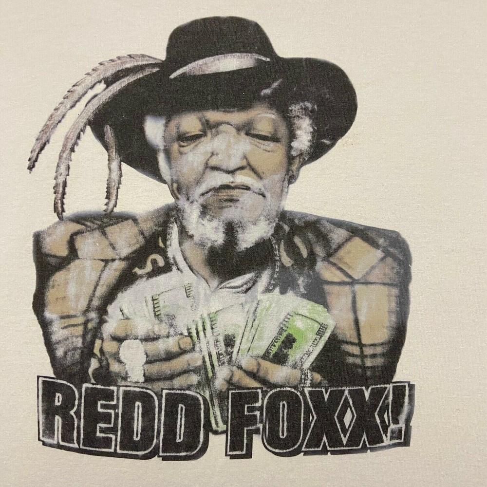 TV SHOW Redd Foxx Big Face Shirt Classic White Unisex S-2345XL 1H0113 Unisex T-Shirt S