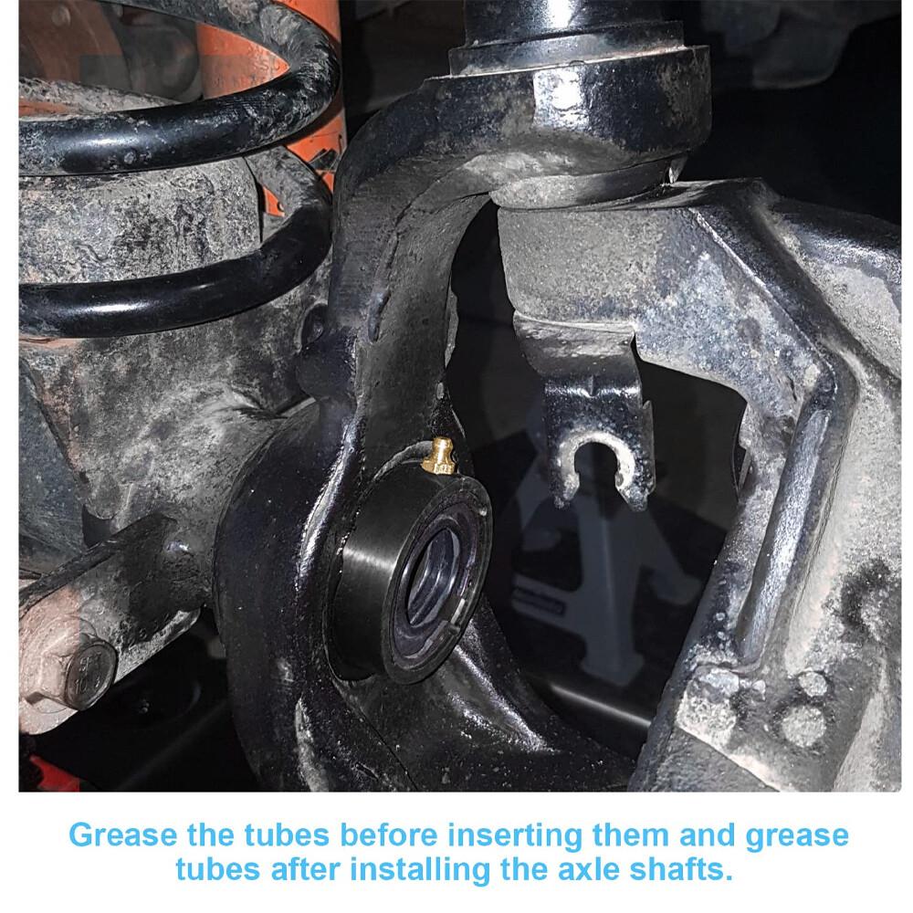 2Pack Front Axle Tube Seal for Dana 30 44 for Jeep Grand Cherokee TJ Wrangler