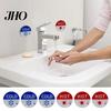 Thermometer Design Labels 6Pcs Self-adhesive Hot And Cold Sign Stickers Child-friendly Round Waterproof Acrylic Wear-resistant Label Signs Prevent
