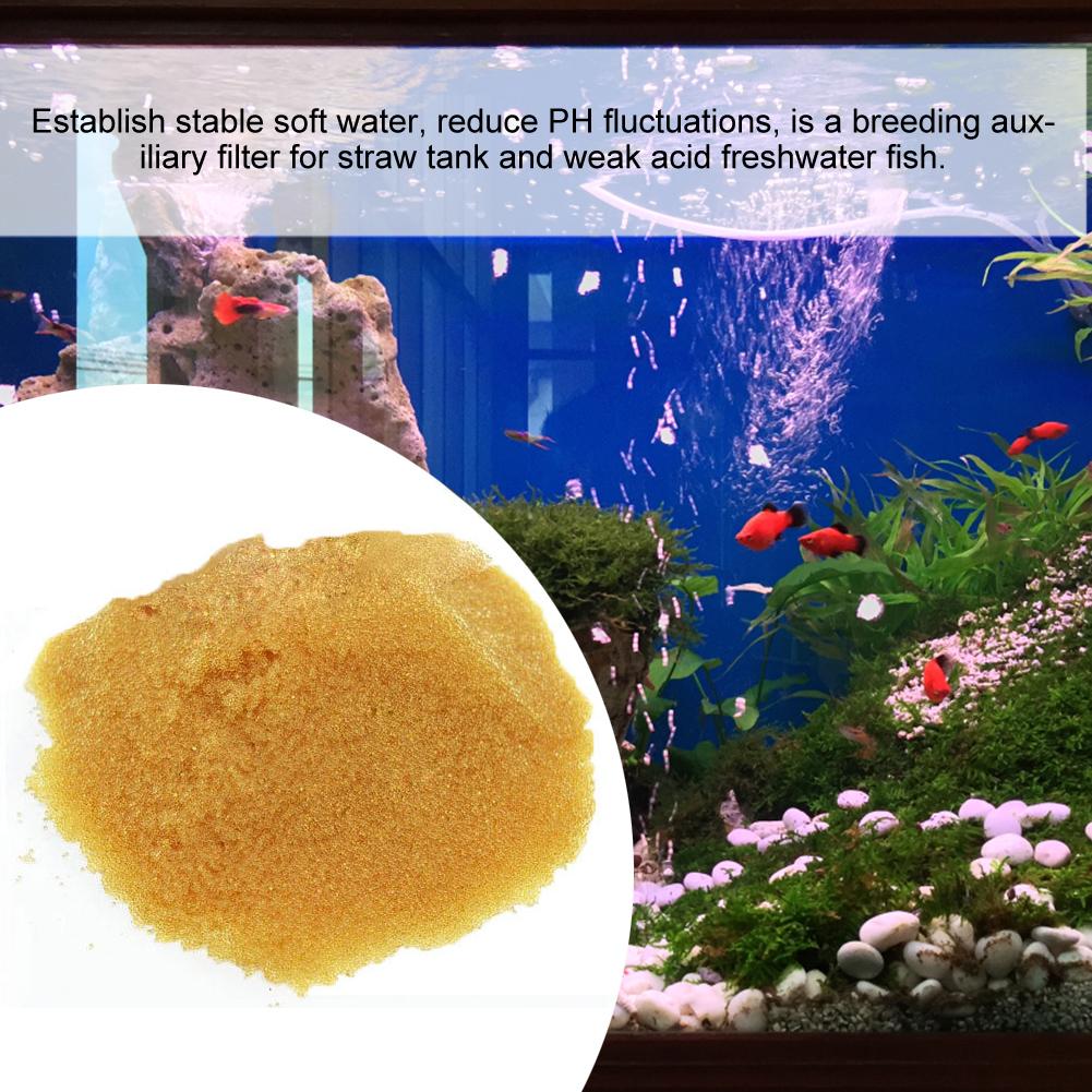 Soft Water Resin Filter Material Aquarium Filtering Particles for  Fish Tank Water Quality Softening