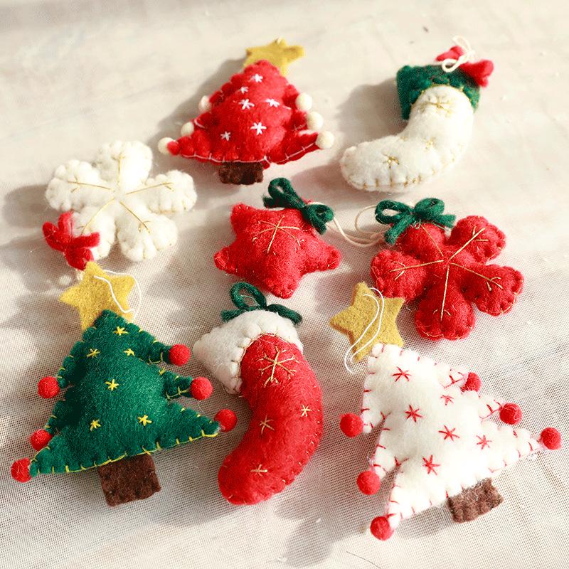 Felt Christmas Tree Decoration Pendants