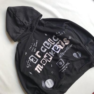 Y2K Spring Street Trend Patch Printed Hoodie Loose Pullover Men's and Women's Sweater