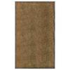Day and Night - Day and Night Brown Washable Doormat 90x150 Cm