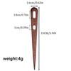 2/4 stuks Naalden met Groot Oog voor Naaien DIY Houten Weefgetouw Gereedschap Wandtapijt Stoppen Grote Oog Garen Breinaalden Handwerk