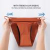 Plus Size Leak-Proof Ice Silk Period Thong for Women