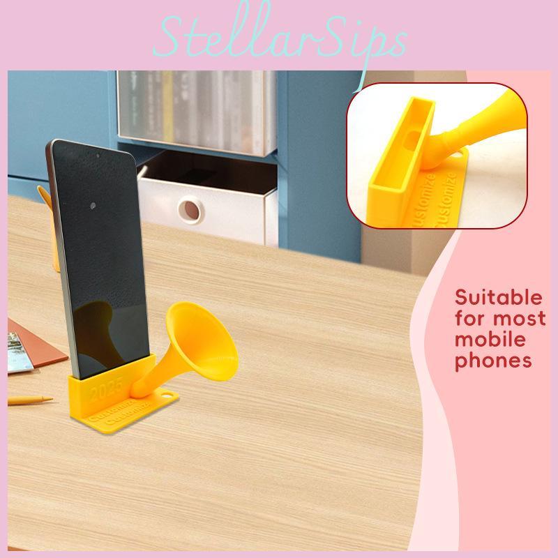 Tragbarer Telefonverstärker Lautsprecher Schreibtischständer Mit Soundverstärkung Für Den Heimgebrauch