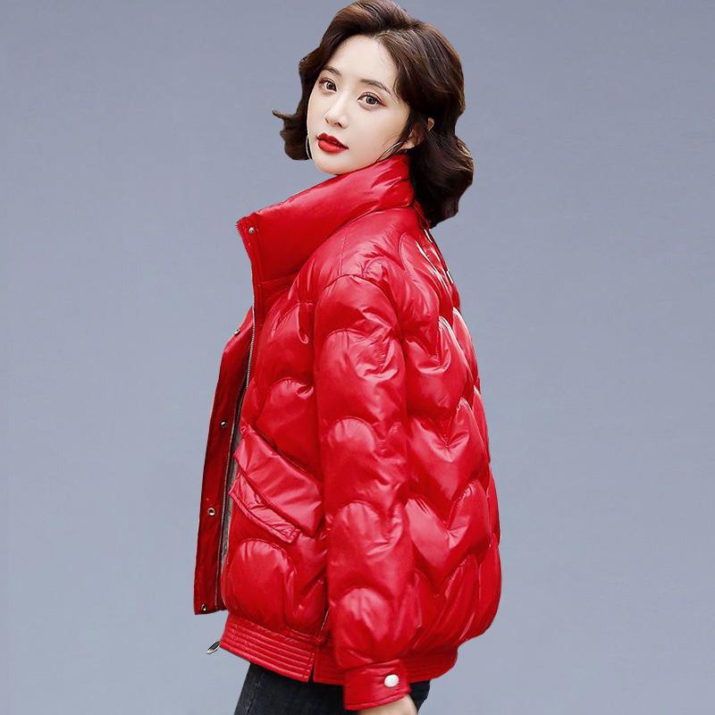 Woman Coat Zip-up Duck Down Jackets for Women Quilted Padded Thick Padding Casual Winter Models Korean Style Clothing Cold