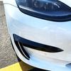 Für Tesla Model 3 2017-2023 Frontstoßstange Spoiler Nebelscheinwerfer Blenden Zierleiste Abdeckung Luftmesser Splitter Bodykit Tuning