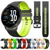 Bracelet 22mm à Libération Rapide Pour Garmin Venu 4 3 2 45mm / Forerunner 570 47mm 265 255 Music Bracelet de Montre Bicolore en Silicone