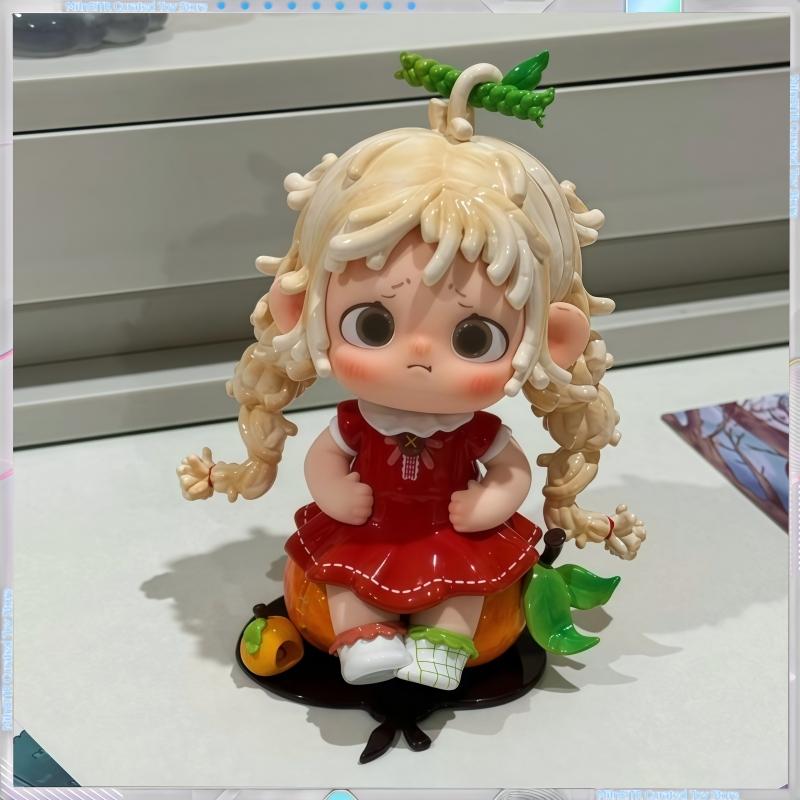 Dostępne i Autentyczne Fufu "Miasto Zmierzchowego Blasku" 3. Generacja - Figurka Trendy z Niespodzianką Urocza Dziewczynka z Kręconymi Włoskami Prezent i Dekoracja