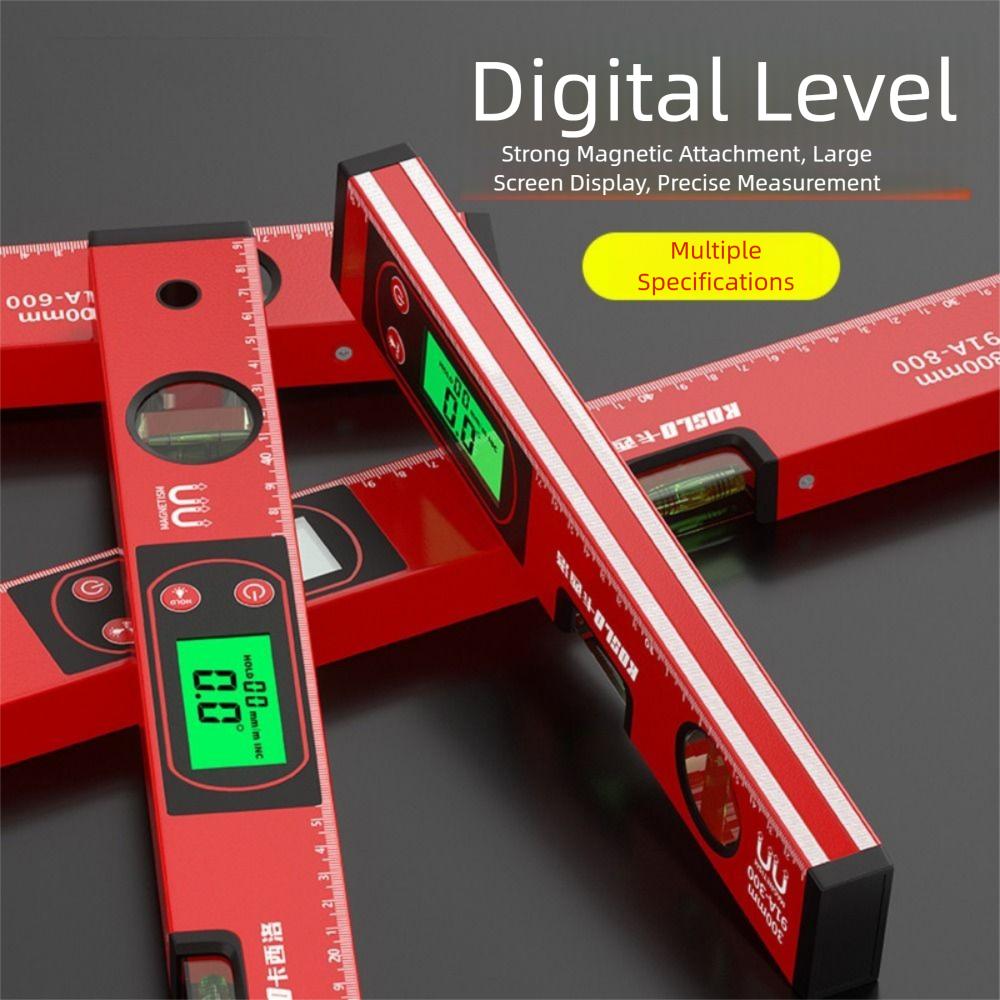 High Precision Angle Finder 0-90° Range Magnetic Level Measuring Ruler  Horizontal Vertical Testing