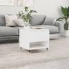 VidaXL Coffee Table High Gloss White 50x46x50 Cm Engineered Wood 830896
