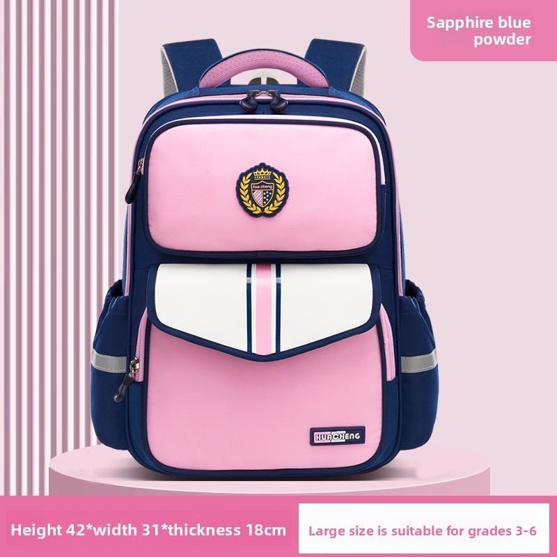 Oxford Fabric Kids School Backpack With Breathable Waterproof Durable Design For Children Ages 6 To 12