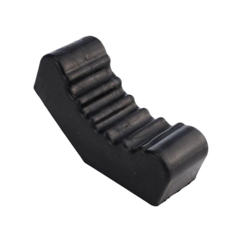 2 Peças de Pastilhas de Suporte Reforçadas de Borracha para Equipamento de Elevação de Veículos de 3 Toneladas 6 Toneladas Proteção de Trilho Pad na Cor Preta