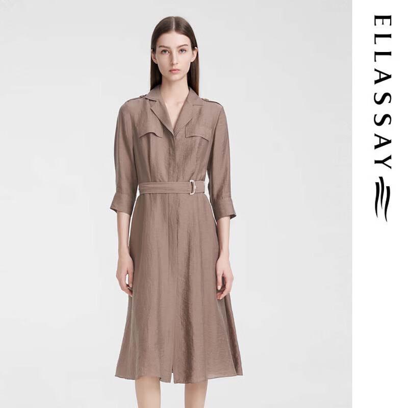 

ELLASSAY Simple Casual Mid-length Dress L