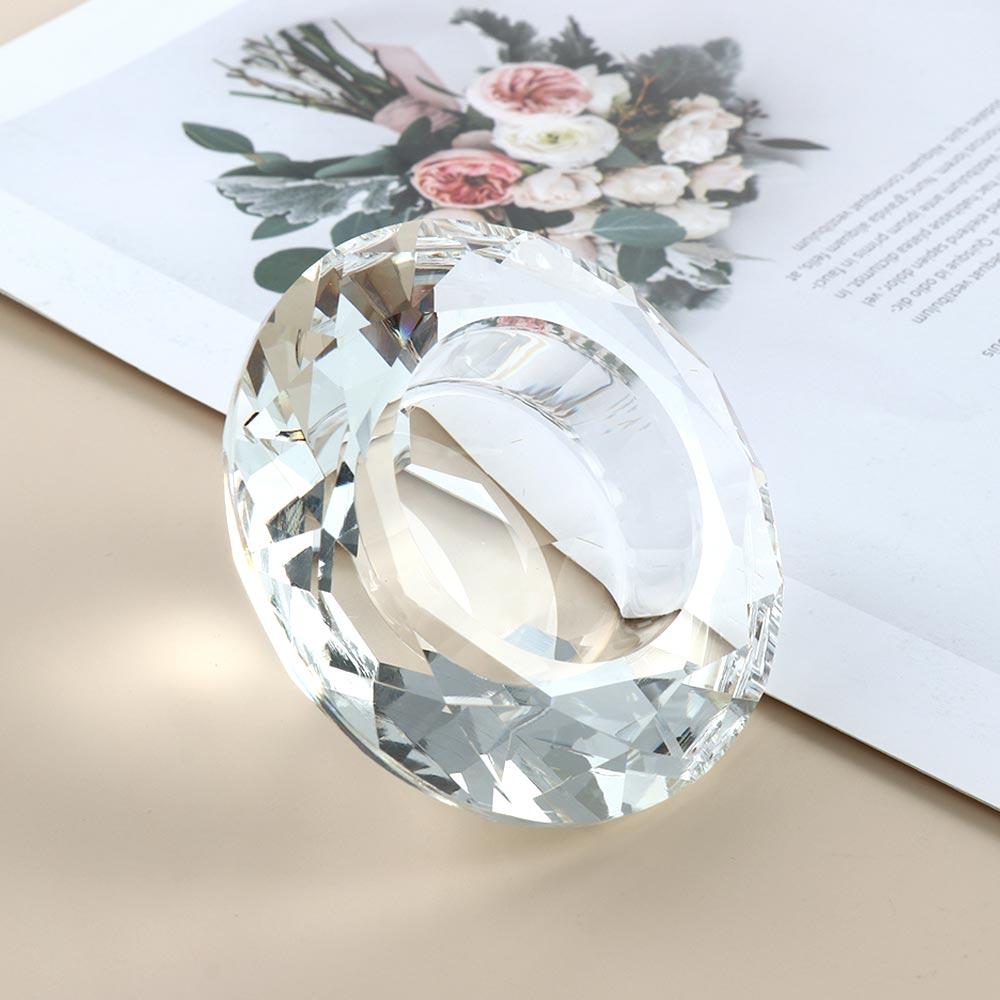 Candlelight Dinner Table Ornaments Crystal Candle Holder Home Decor Candlestick Wedding Decoration