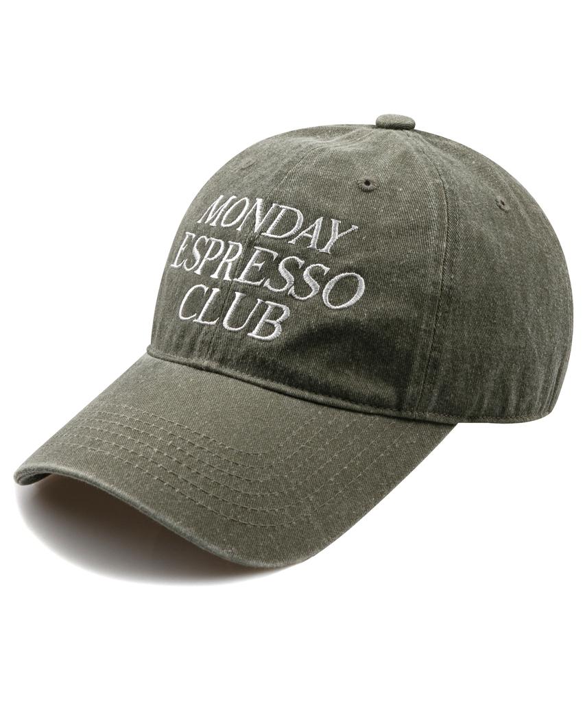 Wig Monday Espresso Club Pigment Ball Cap - Khaki