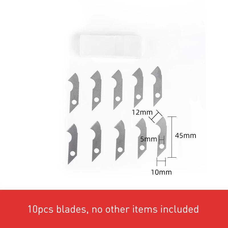 Professionell Hobbykniv Precision Skärverktyg 1 kniv Med 10 Blad För Akryl Plastskiva, Kartong Och Plexiglas