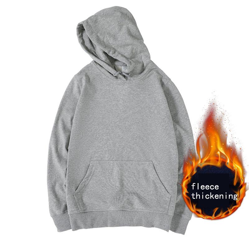 Winter Lässiger Kapuzenpullover Verdickter Fleece-Pullover für Männer und Frauen Rundhals-Sport-Langarm-Paarpullover