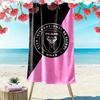 Inter Miami CF Print Strandtuch, Großes Weiches Schnelltrocknendes Handtuch für Strand Camping Schwimmen
