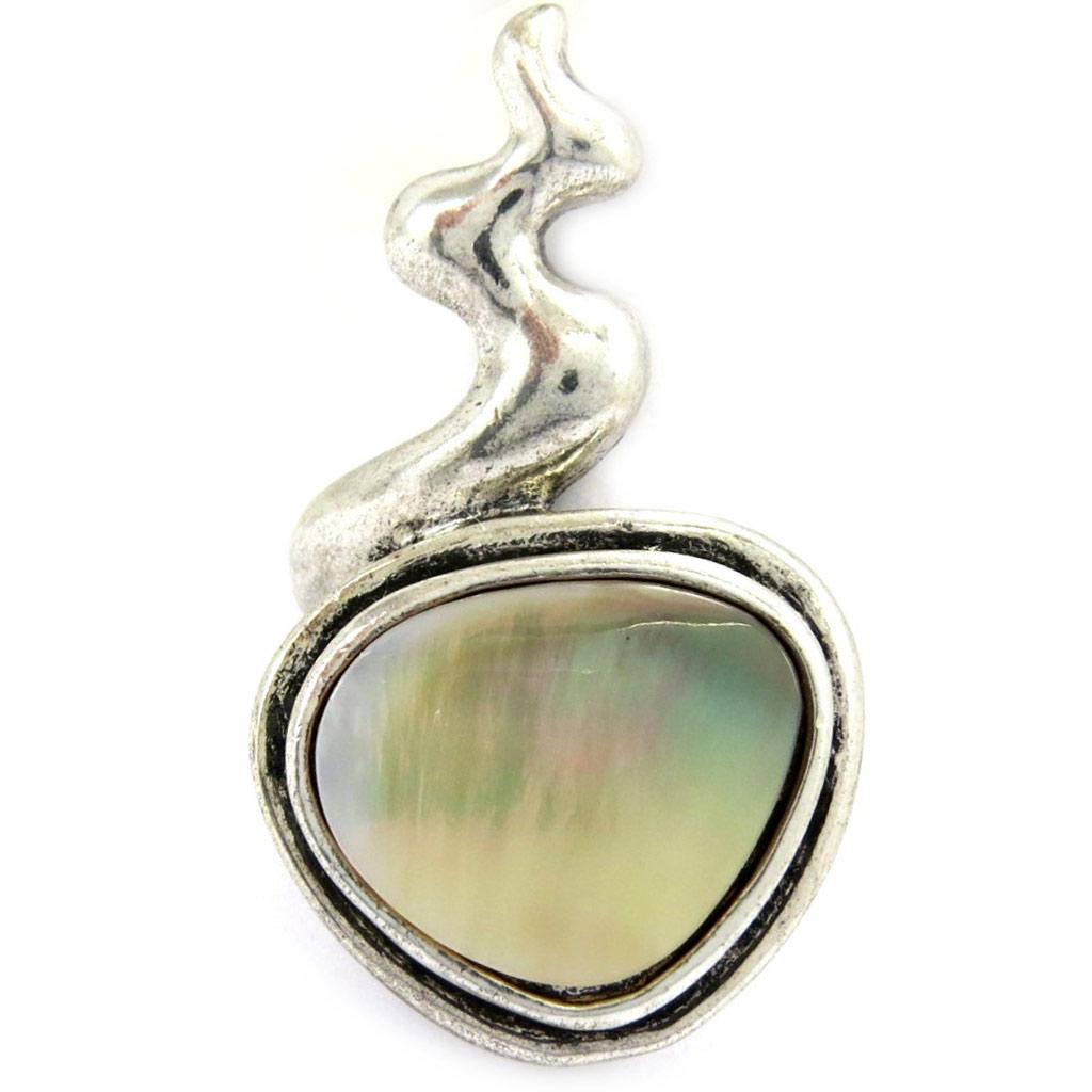 Silver Beige 'Kilimanjaro' Ring