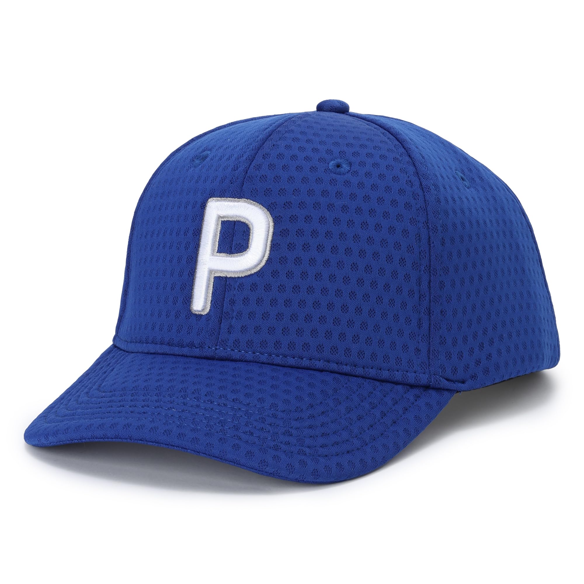 Гольф Puma Team Royal Полностью сетчатая кепка-бейсболка 026683_03
