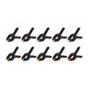 10 Pcs Multifunctional Plastic Clip 2inch Heavy-duty Jersey Clip Rotating Jaw