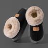 Fleece Lined Winter Slippers Men Women Ankle Cover Thick Sole Lightweight Eva Indoor Outdoor Warm Home Shoes