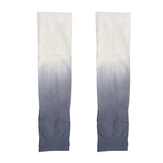 Sun Protection Arm Sleeves, Cooling UV Protection Sleeves, Mosquito Repellent Sleeves, with Thumb Hole, Gradient Colors for Women Summer Cycling