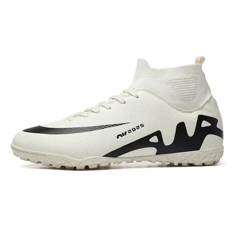 New Men FG/TF Soccer Shoes Cleats Studded Society Match Football Field Boots Original Comfortable Ultralight Kids Football Shoes