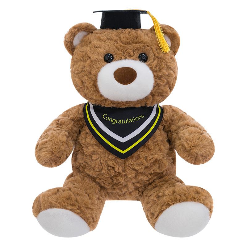 Graduation Doctor Bear Doll Plush Toy Bear Doll Girl Ragdoll Graduation Commemorative Gift