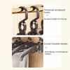 5 Pieces Wide Shoulder Folding Clothes Hanger Retractable Coat Hangers Portable Suit Hanger  Balcony