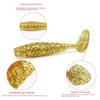 Outdoor Fishing Fluctuation T-tail Soft Bait (4cm/1.4g) 20 Pieces of Lures