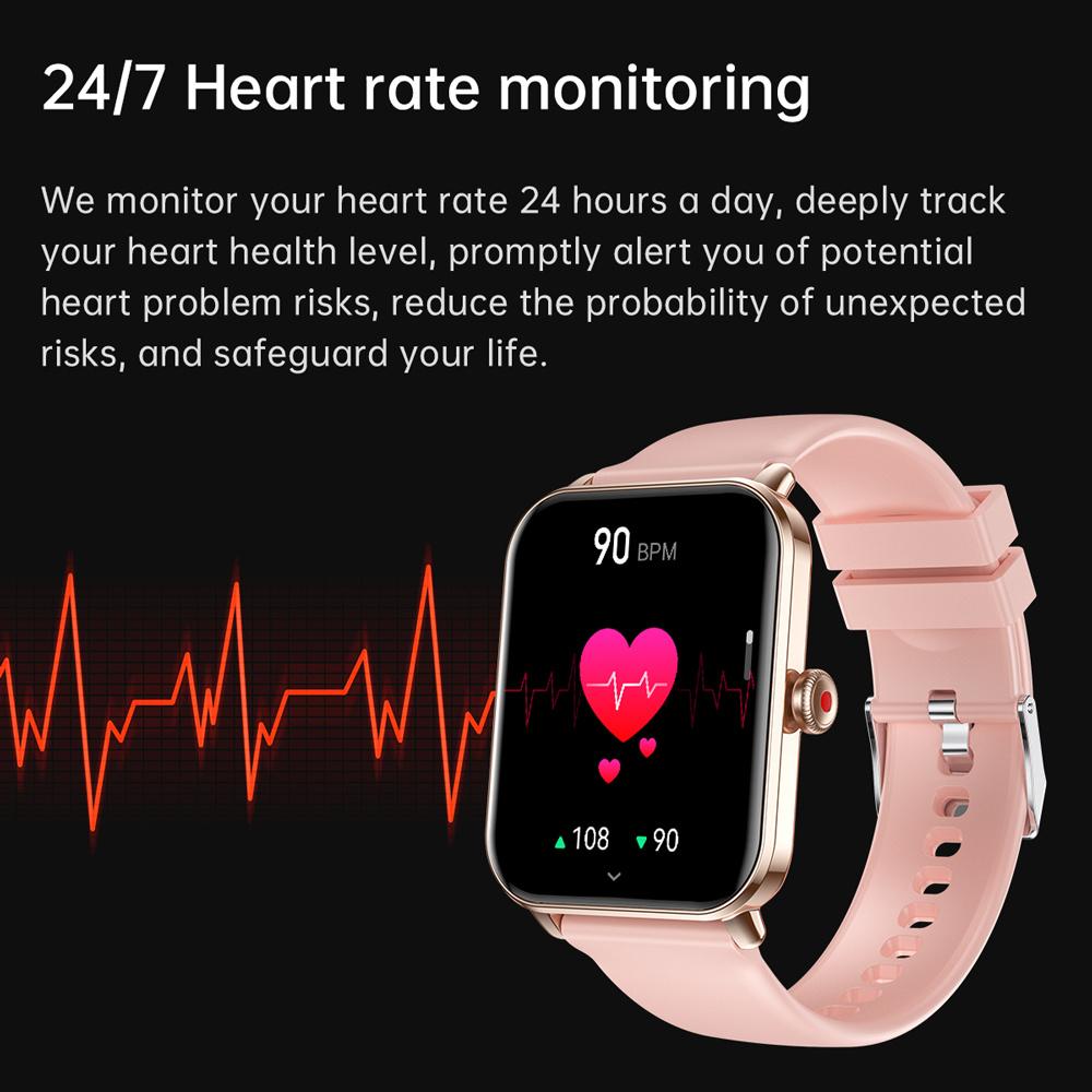 NY39 1,83-Zoll Smartwatch Bluetooth-kompatibles Anrufen Schlaf Herzfrequenz Gesundheitsüberwachung Wasserdicht Sportuhr