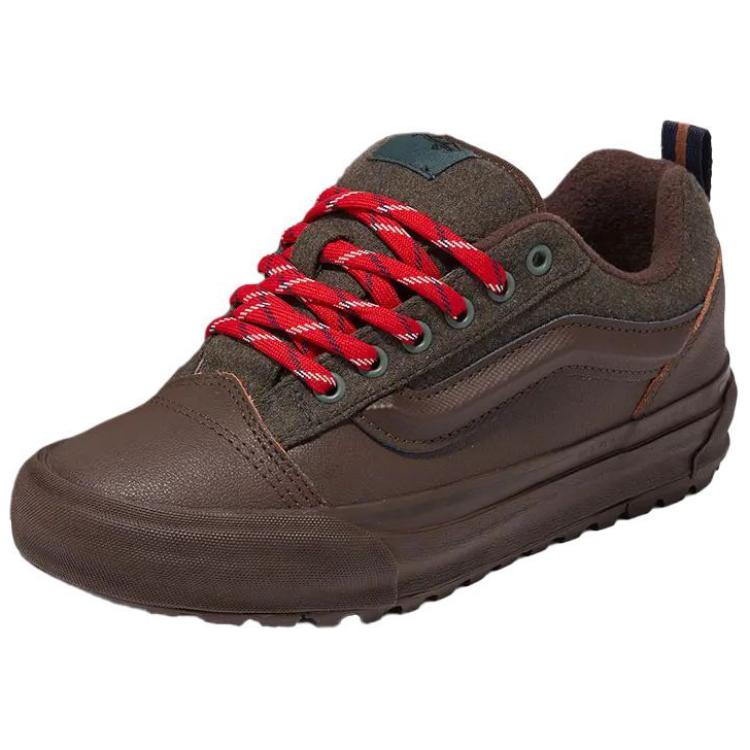 Vans LX Knu Skool MTE-1 Comfortable Versatile Low-Top Skate Shoes Unisex Sneakers Brown VN000CXRDFO