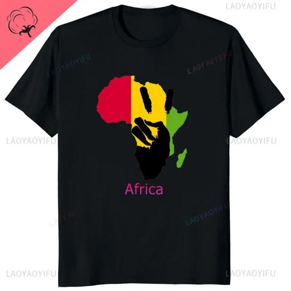 Hipster Reggae Africa Map Rasta Regae Music Vintage T Shirt Clothes 90s Hipster Short Sleeve Tshirts for Men Cotton Cool Tshirt