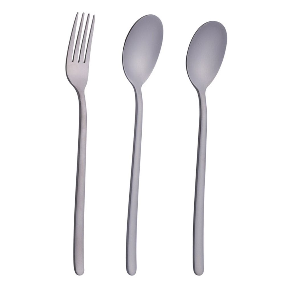 Tragbarer Titanlöffel Langer Griff Besteck Gabel Essstäbchen Neues EDC-Werkzeug Outdoor-Werkzeug