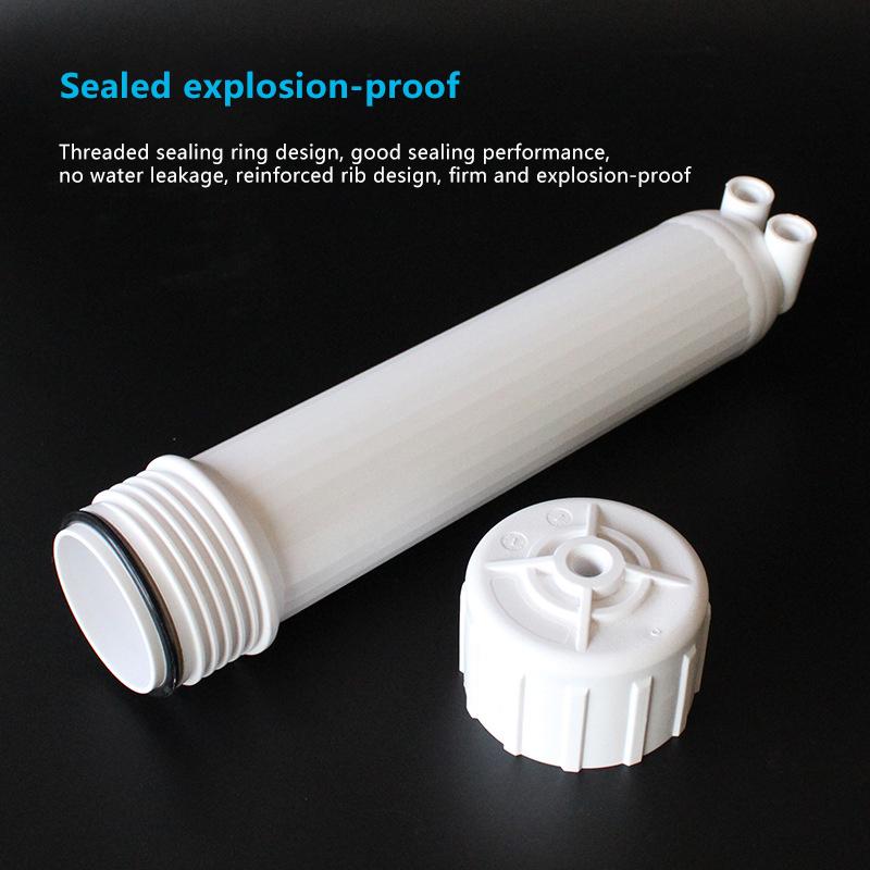 Universal 1812/2012 50-125G Reverse Osmosis Membrane Filter Housing Replacement With Elbow Fittings Housing Wrench Check Valve