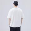Latest Summer Mens T-padded Pure Cotton Quality Ice-feeling Pocket Comfortable Fit Round Neck T-shirt Short Sleeves