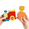 10pcs Animal Themed Farm Train Toys for Youngsters Educational Soft Rubber Learning Toys with Numbered Tracks for Counting,Matching,Counting Playset