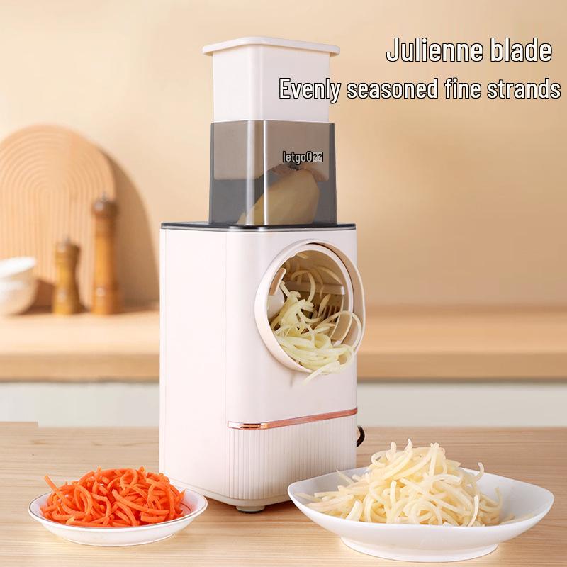 Electric Multifunctional Vegetable Cutter & Grater for Potatoes and Carrots