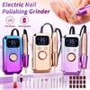 LED Display Electric Nail Polishing Grinder Rechargeable Nail Grinder  Nail Tools