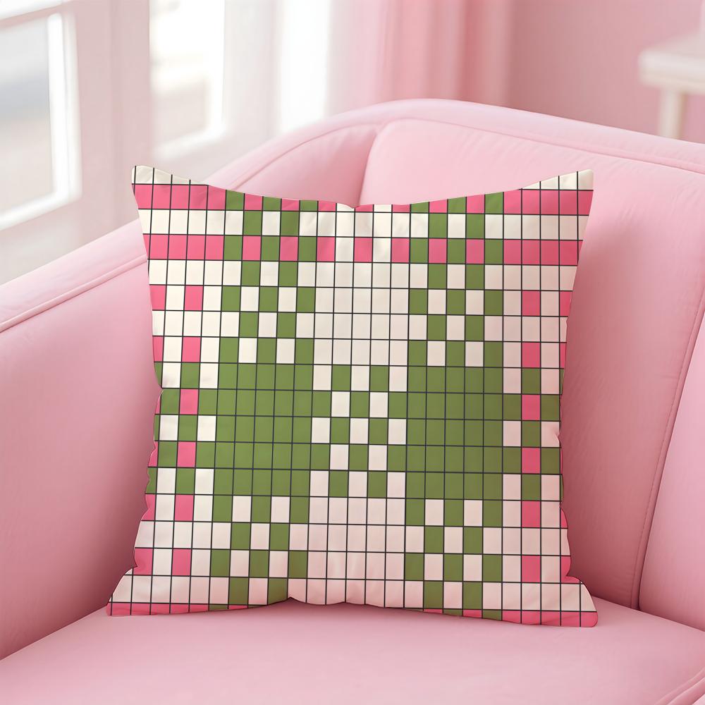 Woven Patterns Cushion Cover Comfortable Reversible Pillow Cover Ideal for Car Sofa Bedroom Beyond