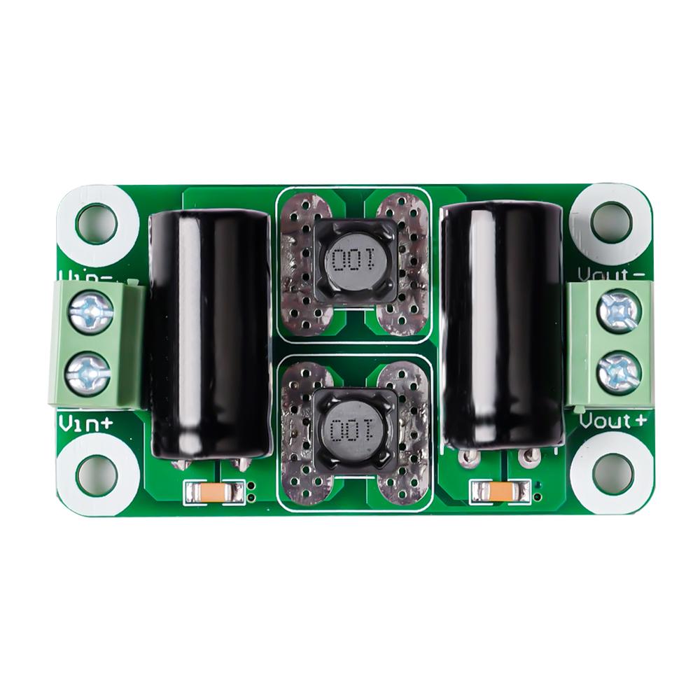 

DC Power Filter Board 0-25V/0-50V 2A/3A/4A Class D Power Amplifier Module Interference Suppression Board EMI Suppression