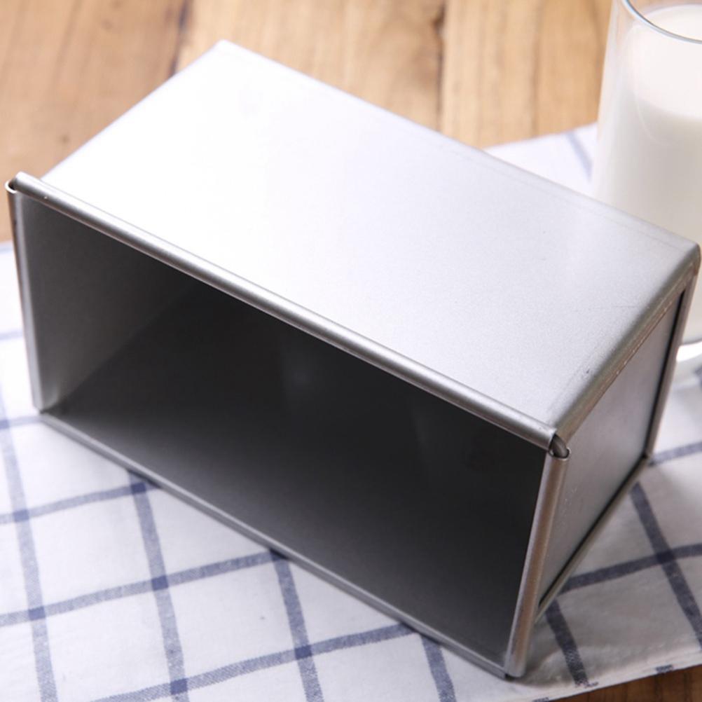 450g Aluminum Toast Bread Pan with Lid Square Loaf Cake Mold Baking Tin