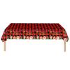 Plastic Christmas Tablecloth Snowman Snowflake Disposable Disposable Tablecloths Table Decoration Bronzing Table Cover Christmas