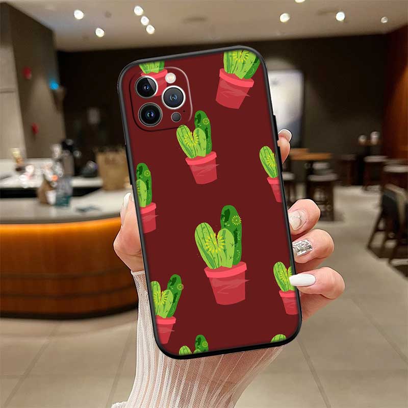 RE63 Watercolour Cacti And Succulent Phone Case for Samsung Galaxy S20 S21 S22 Ultra FE + Plus A21S A22 A24 A25 A26 A30 A30S A31
